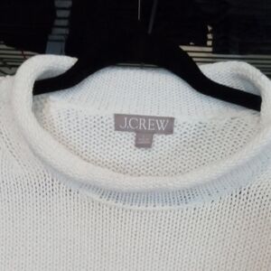 J. Crew Women's Cream Turtleneck Sweater Size Large
